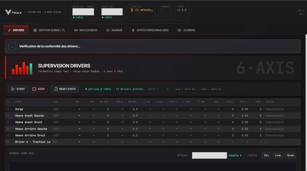 Plugin V-TRAX pour SimHub